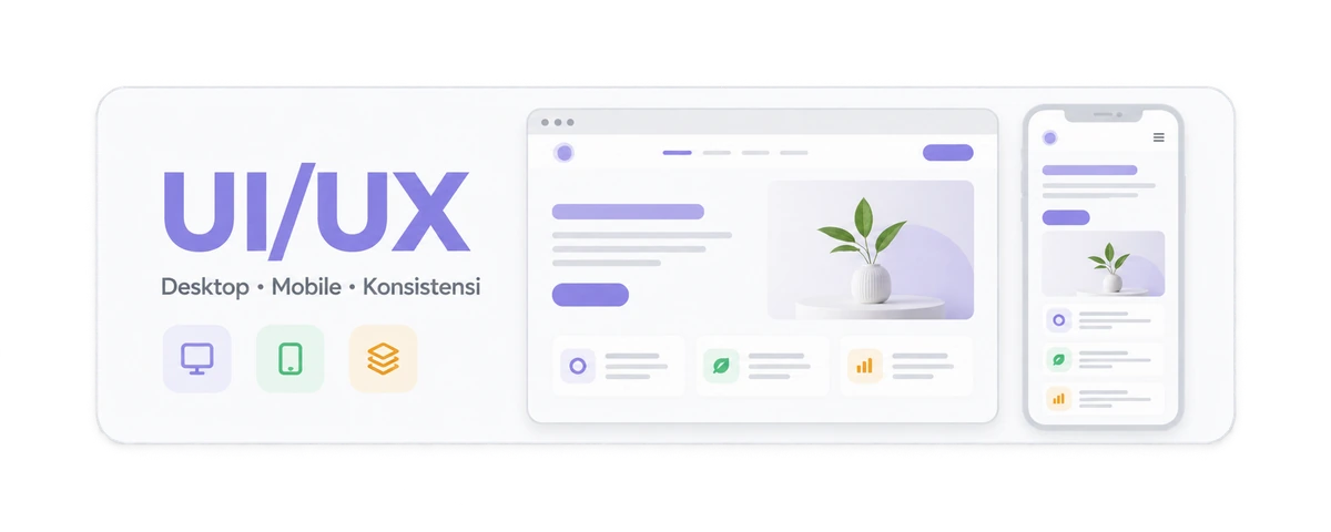 Illustration of stage 08: UI/UX.