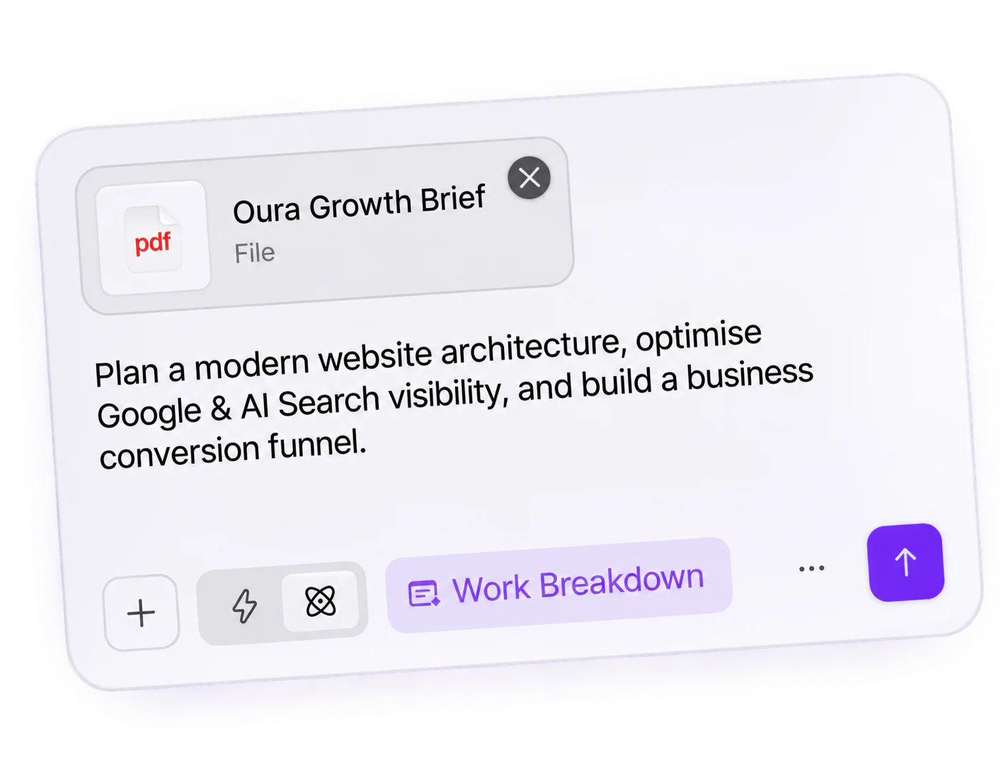 Oura Growth Brief for website architecture, search visibility, and conversion planning