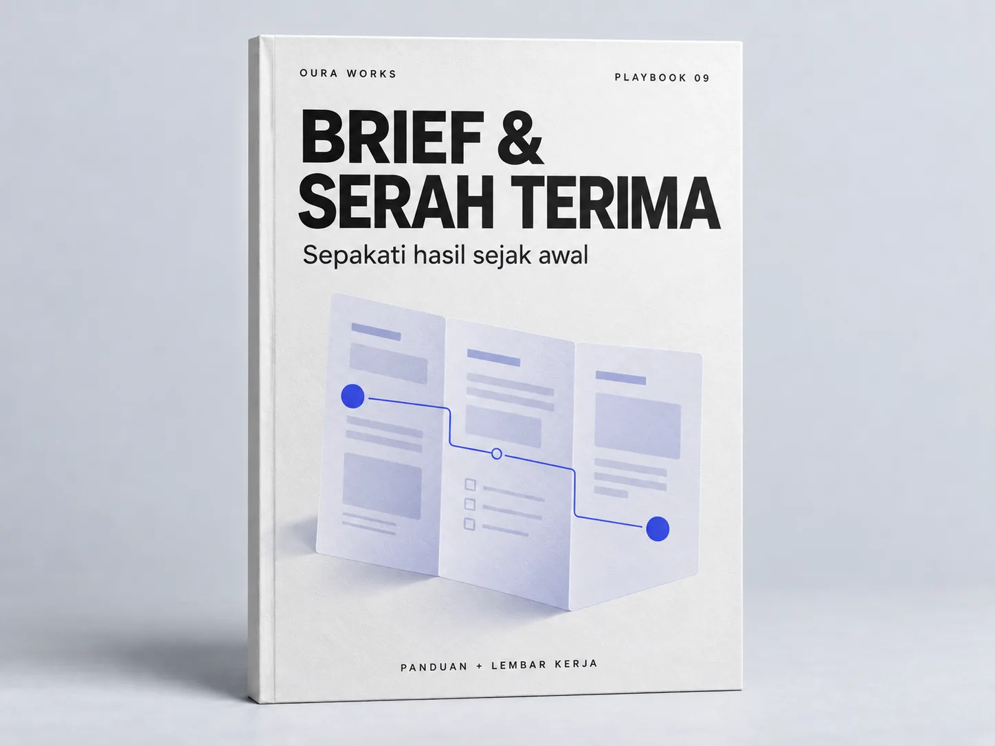 Sampul buku Playbook Oura Works: Brief proyek dan kriteria serah terima