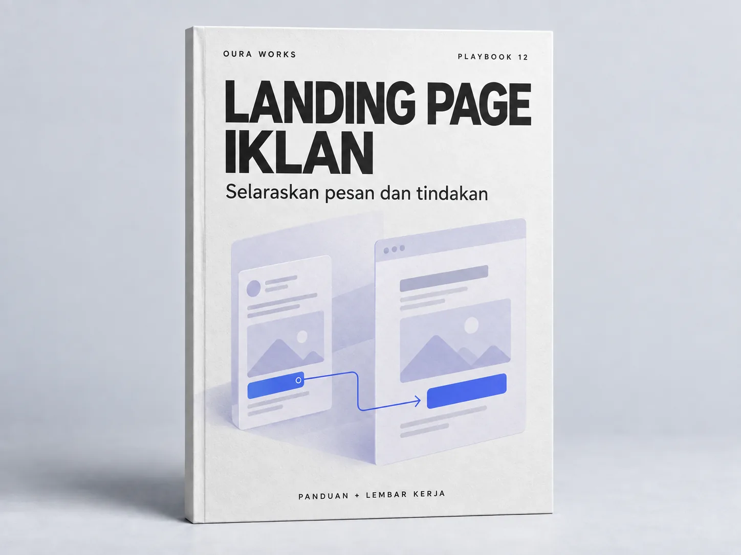 Sampul buku Playbook Oura Works: Landing page yang selaras dengan iklan