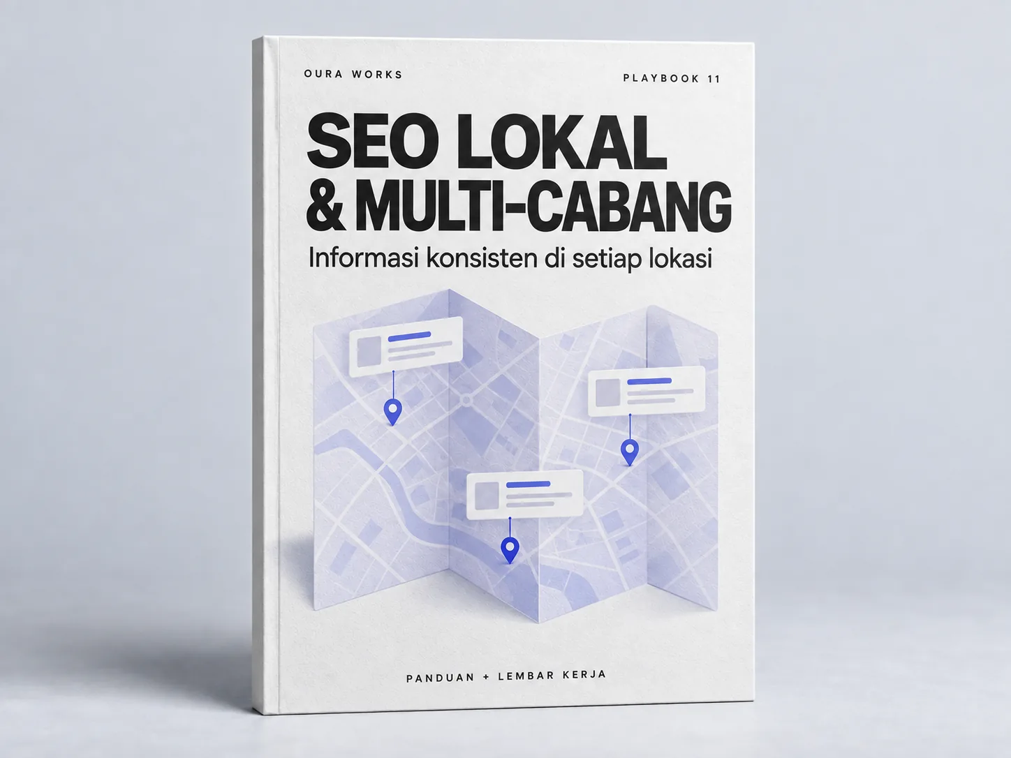 Sampul buku Playbook Oura Works: SEO lokal dan informasi multi-cabang