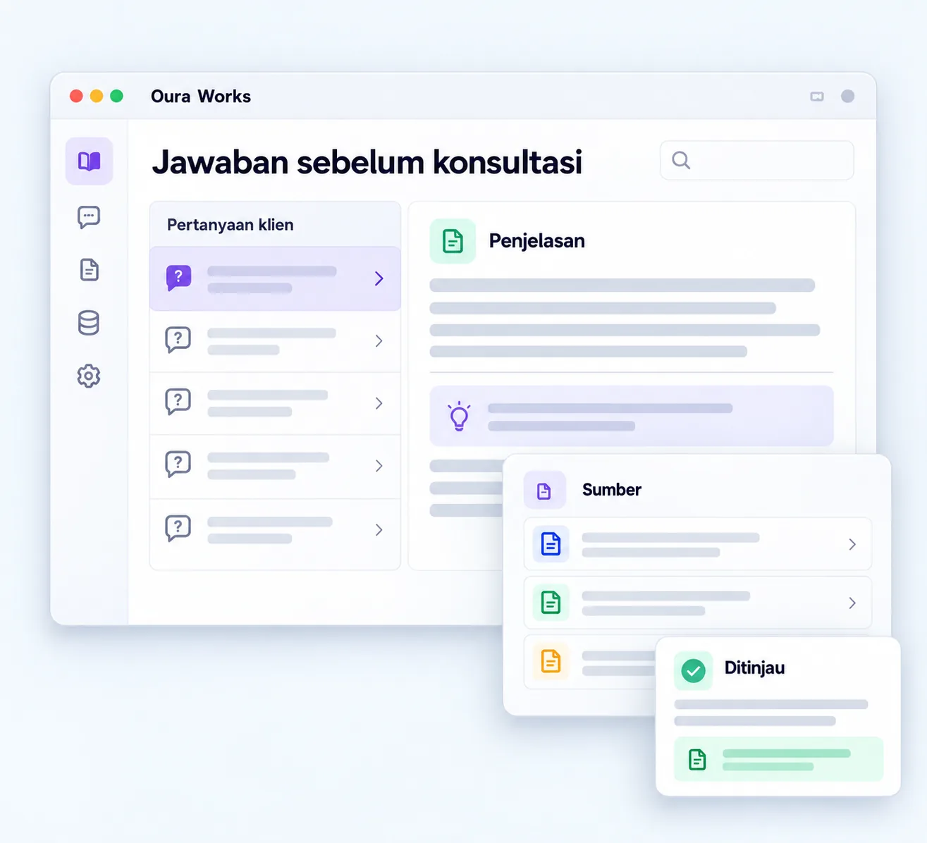 Ilustrasi Jawaban sebelum konsultasi — Pertanyaan klien — Penjelasan — Sumber — Ditinjau.
